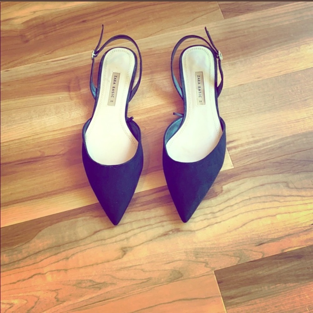 Zara slingback flats